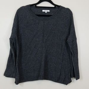 Madewell Woolblend Crewneck Gray Sweater